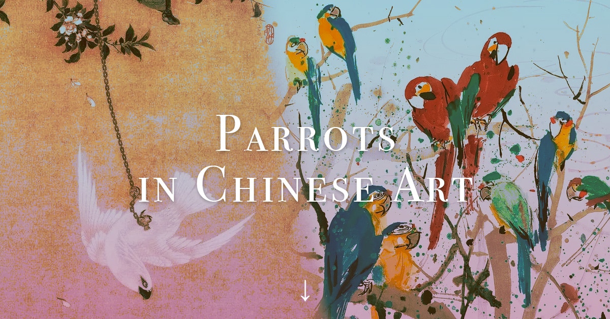 Asiatic parrots & their meaning in Chinese culture through art